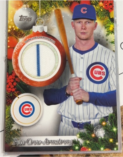 2025 Topps Holiday #PR-PC Pete Crow-Armstrong — front