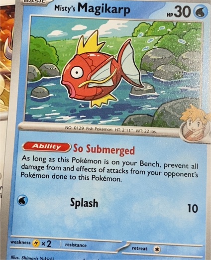 2025 Pokémon SV10: Destined Rivals #048 Misty's Magikarp — front