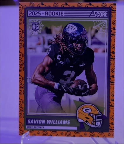 2025 Score-A-Treat #54 Savion Williams — front