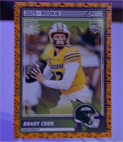 2025 Panini Score-A-Treat #36 Brady Cook — front