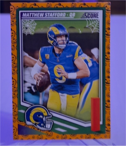 2025 Panini Score A Treat #196 Matthew Stafford — front