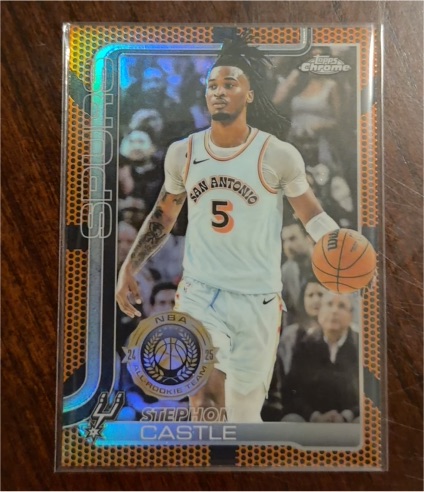 2025-26 Topps Chrome #228 Stephon Castle — front
