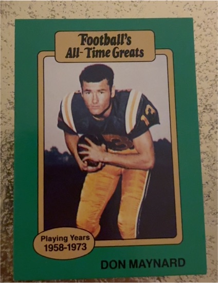 1987 Hygrade Football's All-Time Greats #NNO Don Maynard — front