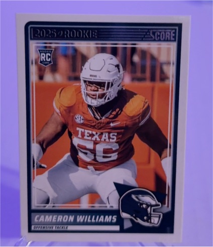 2025 Panini Score #66 Cameron Williams — front