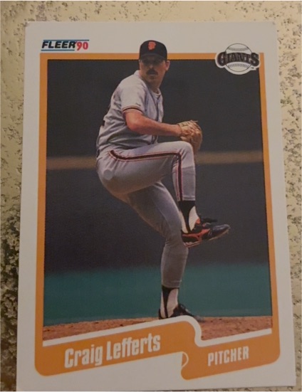 1990 Fleer #60 Craig Lefferts — front