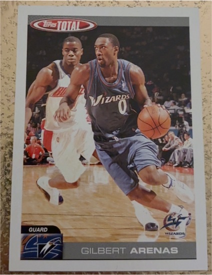 2004-05 Topps Total #28 Gilbert Arenas — front