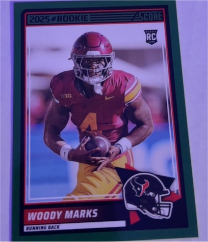2025 Panini Score #43 Woody Marks — front