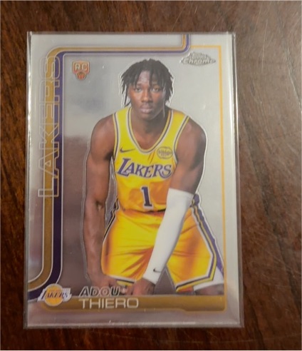 2025-26 Topps Chrome #286 Adou Thiero — front