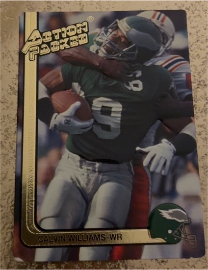 1991 Action Packed #210 Calvin Williams — front