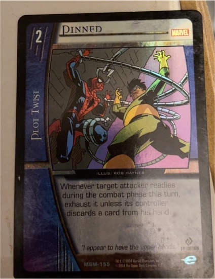 2004 Marvel vs System MSM-155 Pinned Spider-Man — front