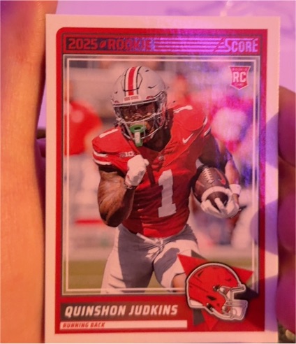 2025 Panini Score #38 Quinshon Judkins — front