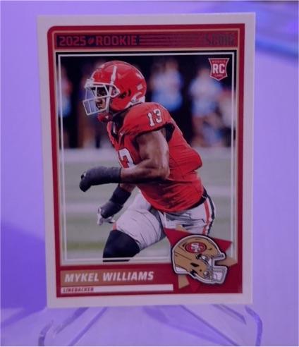 2025 Panini Score Football #28 Mykel Williams — front