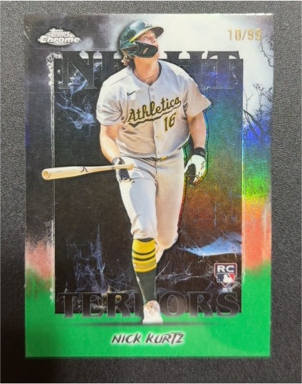 2025 Topps Chrome Update #NT-5 Nick Kurtz Night Terrors — front