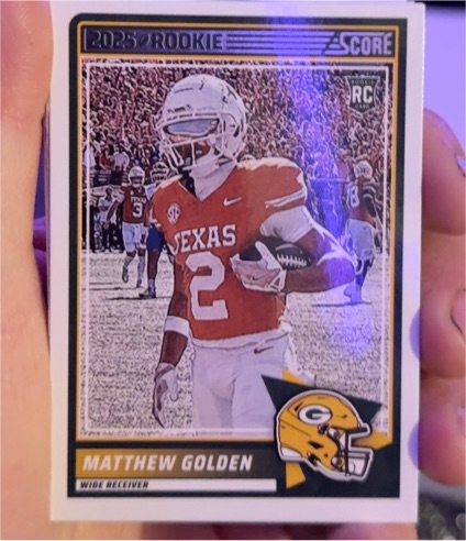 2025 Score #56 Matthew Golden — front