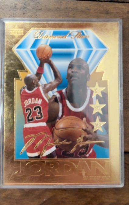 1996 Upper Deck Diamond Stars #Michael Jordan — front