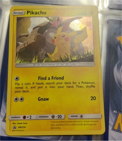 2019 Pokemon SM234 Pikachu — front
