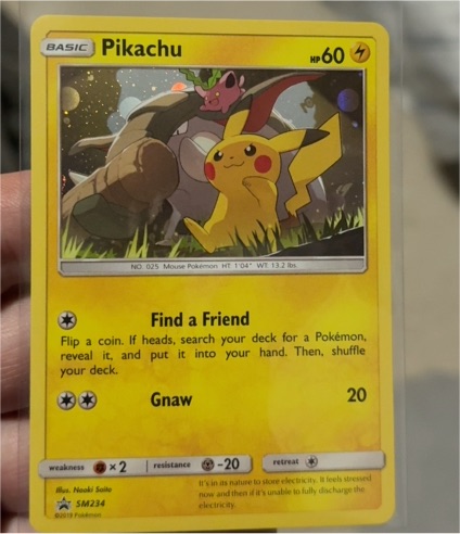 2019 Pokémon SM234 Pikachu — front