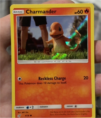 2019 Pokémon Detective Pikachu #4 Charmander — front
