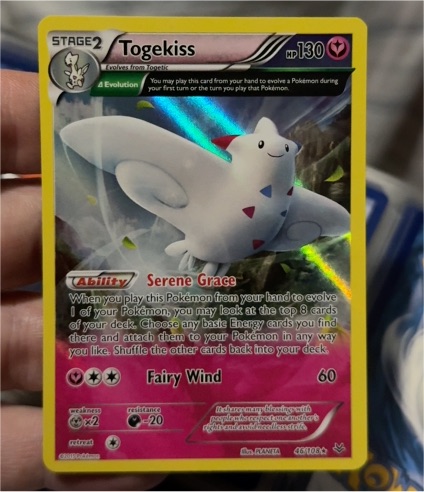 2015 Pokémon XY Roaring Skies #46 Togekiss — front