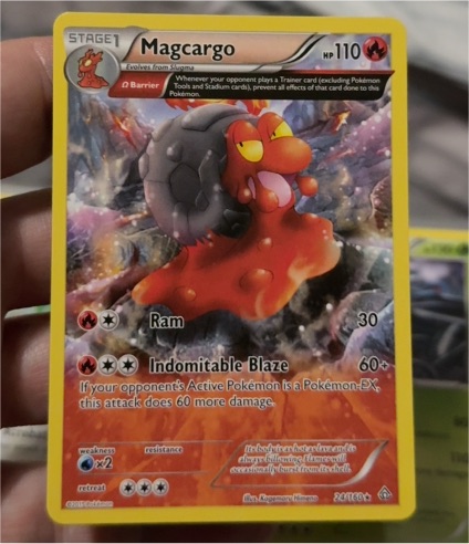 2015 Pokémon XY Primal Clash #24 Magcargo — front