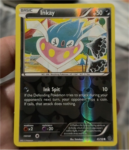 2015 Pokémon #45 Inkay — front