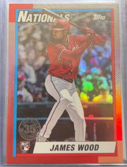 2025 Topps Update #U90-28 James Wood — front