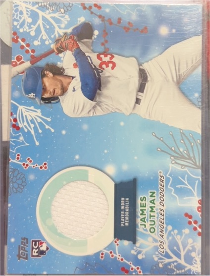 2023 Topps Holiday Relic #RC-JO James Outman — front