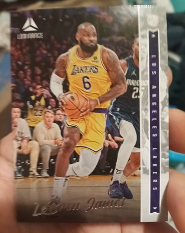 2021-22 Panini Chronicles Luminance #259 LeBron James — front