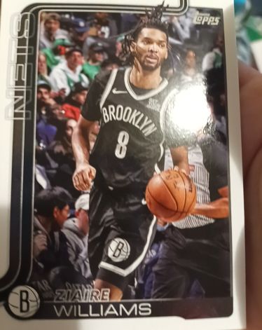 2025-26 Topps #9 Ziaire Williams — front