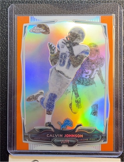 2014 Topps Chrome #98 Calvin Johnson — front