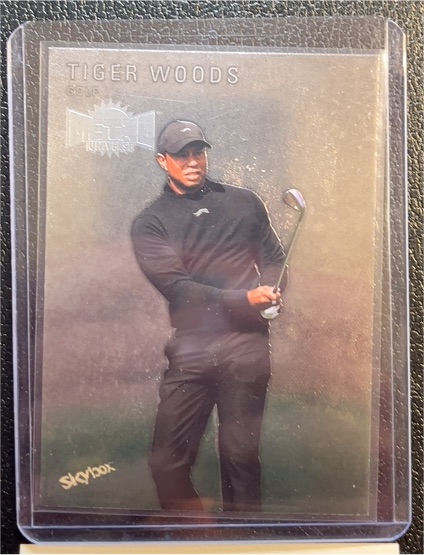 2024 SkyBox Metal Universe Champions Retro Insert #RMU-2 Tiger Woods — front