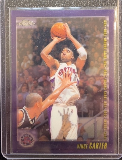 2000-01 Topps Chrome #TCP3 Vince Carter — front