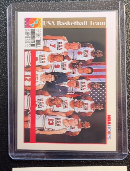 1992 NBA Hoops #USBT USA Basketball Team — front