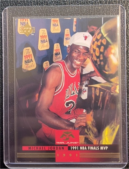 1993-94 Upper Deck #168 Michael Jordan Mr. June 1991 NBA Finals MVP — front