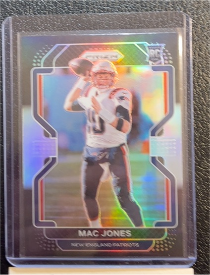 2021 Panini Chronicles Prizm Black #PB-5 Mac Jones — front