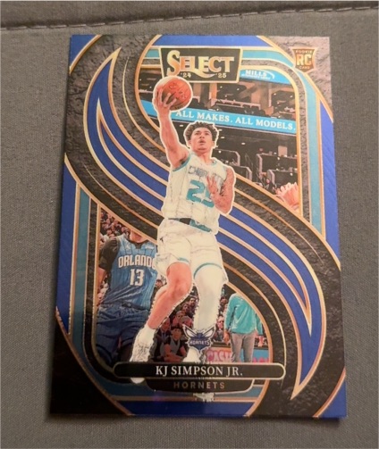 2024-25 Panini Select #193 KJ Simpson Jr. — front