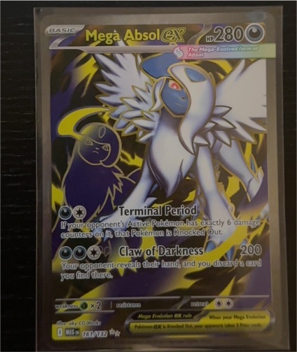 2025 Pokémon Mega Evolution #161 Mega Absol ex — front