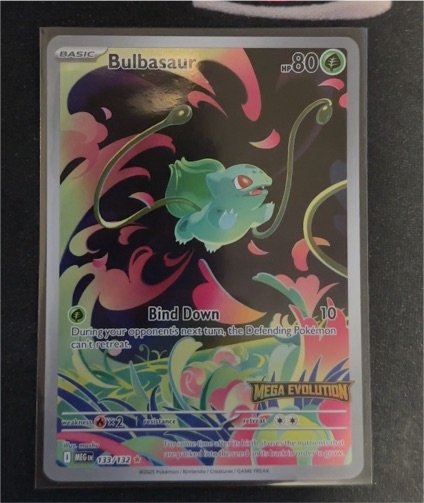 2025 Pokémon #133 Bulbasaur Mega Evolution Illustration Rare — front