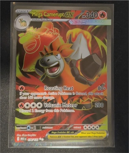 2016 Pokemon TCG Mega Evolution #156 Mega Camerupt ex — front