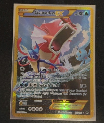 2016 Pokémon TCG XY Breakpoint #123 Gyarados EX — front