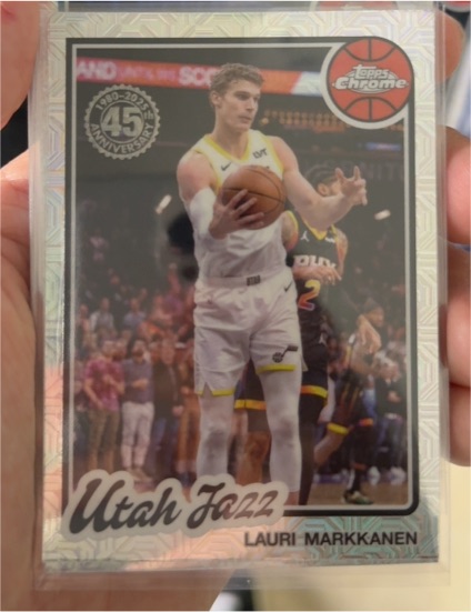 2025-26 Topps Chrome #TC-UZ Lauri Markkanen — front