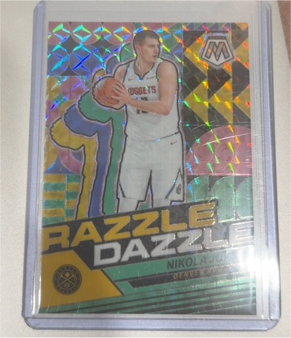 2023-24 Panini Mosaic Basketball #Razzle Dazzle Nikola Jokic — front