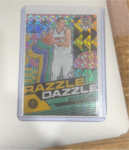 2023-24 Panini Mosaic #3 Nikola Jokić Razzle Dazzle — front