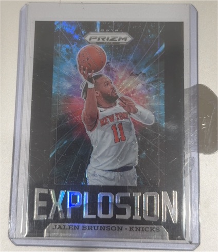 2024 Panini Prizm Deca Jalen Brunson Explosion — front