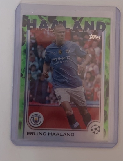 2024-25 Topps UEFA Club Competitions #9 Erling Haaland — front