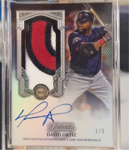 2023 Topps Dynasty #1/5 David Ortiz — front