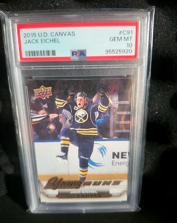 2015 Upper Deck Canvas #C91 Jack Eichel — front