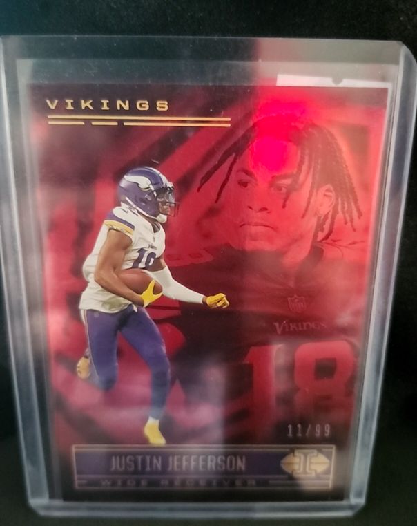 2021 Panini Illusions #4 Justin Jefferson — front