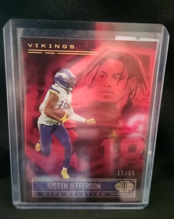 2021 Panini Illusions #4 Justin Jefferson — front