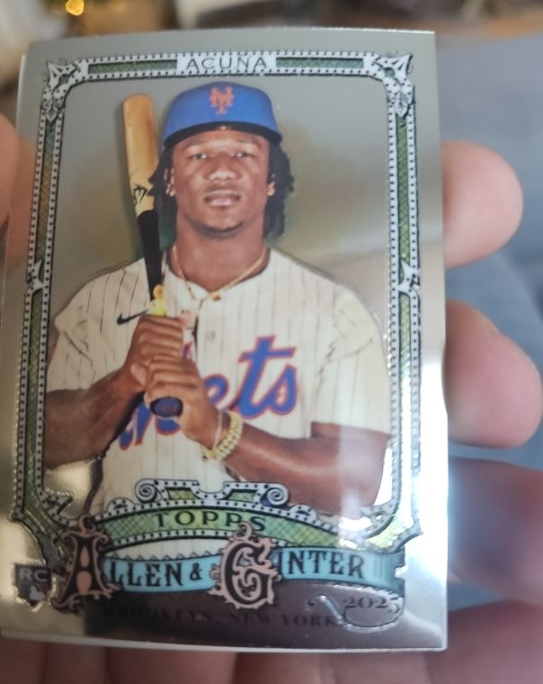 2025 Topps Allen & Ginter #107 Luisangel Acuna — front